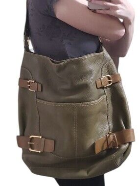 Michael Kors Green Leather Tote